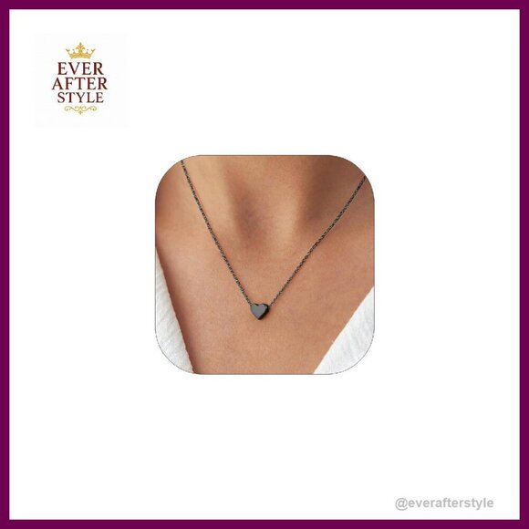 Sterling Silver Necklace, Long Chain Silver Necklace for  Dainty Sterling Silver Pendant Necklace Minimal Chic Elegant Adjustable Chain